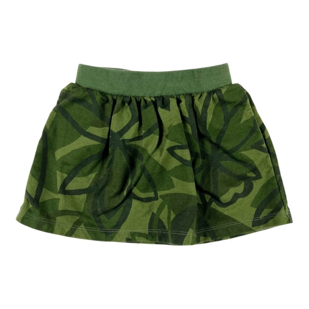 Tea Collection Tropical Camouflage Green Skirt size 3